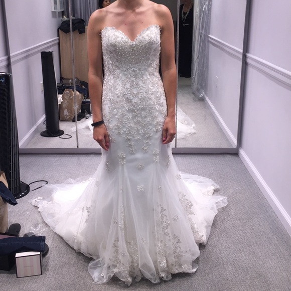 NWT - Dennis Basso Wedding Dress - Picture 13 of 16